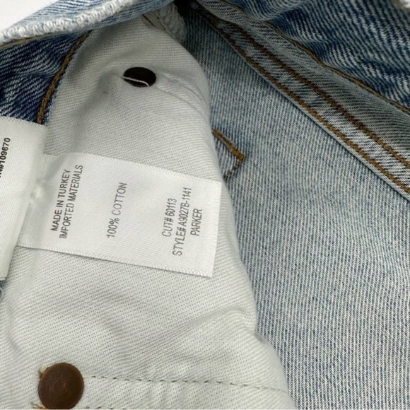 AGOLDE Parker long denim shorts size 32 B1331 - Picture 7 of 8